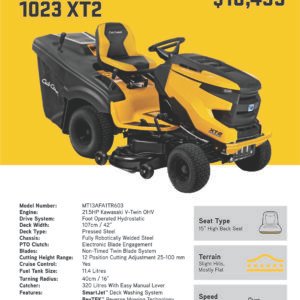 Cub Cadet XT2 1023 Rear Discharge Lawn Tractor