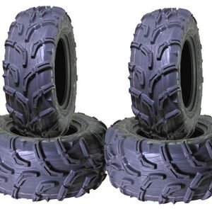 COMBO (2x ea) - 25/8-12 MU01 & 25/10-12 MU02 6PR Maxxis Zilla ATV Tyres