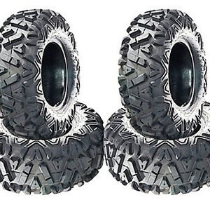 media__15184.1790042151.386.513 COMBO (2x ea) - 24/8-12 & 24/10-11 6PR Sun.F A033 Power I Utility Grip ATV Tyres