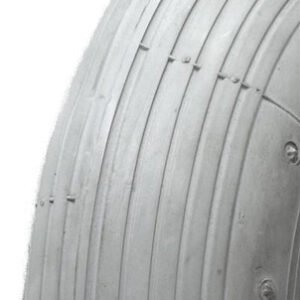 media__17380.1788124111.386.513 300-4 4PR TT CST C179/Duro HF207 Ribbed Grey Mobility Scooter Tyre (10x3) (260x85)