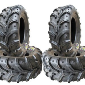 COMBO (2x ea) - 25/8-12 & 25/10-12 6PR Deestone D932 Swamp Witch ATV Tyres