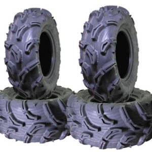 media__73677.1790042139.386.513 COMBO (2x ea) - 25/8-12 MU01+ & 25/10-12 MU02+ 6PR Maxxis Zilla+ ATV Tyres - 30mm Deep Tread