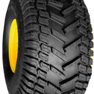 ASSEMBLY - 20/800-8 TL Turf Traction Tyre fitted on JD Yellow Steel Rim, with 3.5" offset hub, 3/4" Bore with 3/16" keyway