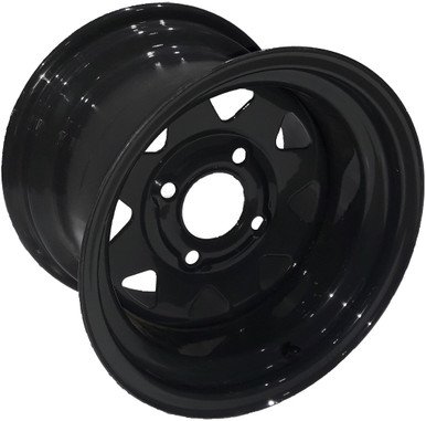 media__02459.1788122378.386.513 12"x8.50" Grey Kubota ATV Rim (Rear), 4/110mm PCD, 68.5mm Bore, ET0 - Kubota RTV 400/500/520 ** OE fitment **