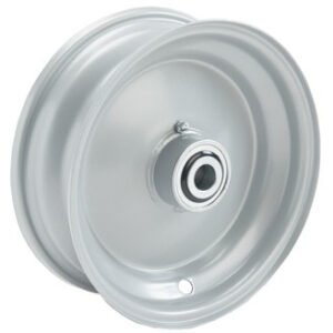 6"x65mm Steel Rim, 2" Bore, 83mm Hub Length, 2"x1" Flange Bearings