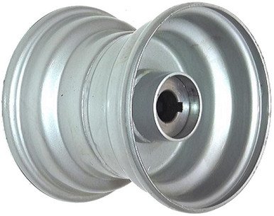media__04029.1790042615.386.513 8"x7.00" Steel Rim, 52mm Bore, 85mm Hub Length, 52mm x 25mm Keyed & Plain Bushes + Hubcap (Pre-assembled)