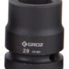 Groz 29mm 3/4" Drive Hex Impact Socket
