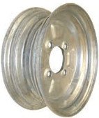 10"x4.00" (10"x3.50") Galvanised Rim, 4/4" (4/101.6mm) PCD, 68mm Bore, ET0