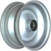 8"x3.75" Steel Rim, 52mm Bore, 85mm Hub Length, 52mm x 25mm High Speed Bearings + Hubcap