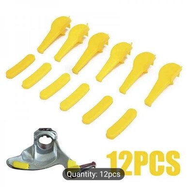 media__07498.1788124275.386.513 Duckhead Insert Kit for Tyre Changers - 12pcs, yellow
