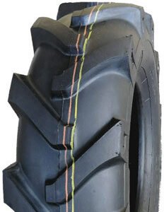 ASSEMBLY - 8"x2.50" Steel Rim, 400-8 4PR V8501 Tractor Lug Tyre, 25mm Keyed Bush