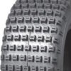 ASSEMBLY - 8"x5.50" Galv Rim, 20/7-8 4PR P322 Knobbly Tyre, 25mm High Speed Bearings