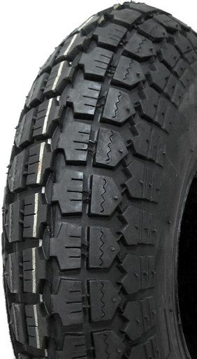 media__10991.1788125658.386.513 ASSEMBLY - 8"x65mm Coventry Rim, ¾" Plain Bore, 400-8 4PR HF205 HD Block Tyre