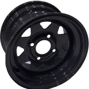 12"x7.00" Grey Kubota ATV Rim (Front), 4/110mm PCD, 68.5mm Bore, ET+10.5 - Kubota RTV 400/500/520 ** OE fitment **