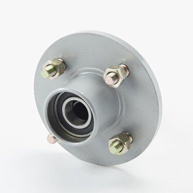 media__15679.1788123203.386.513 Hub only, 750kg, Fabricated Steel, 4/4" PCD, 25mm H/S Bearings, 1x HUB ONLY, NO AXLE