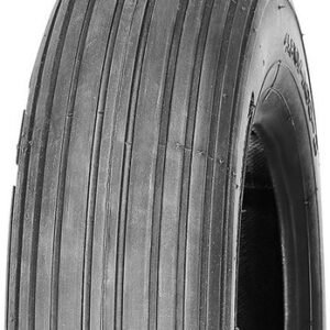 ASSEMBLY - 8"x65mm Plastic Rim,  480/400-8 4PR V5501 Ribbed Barrow Tyre, Â¾" Flange Bearings