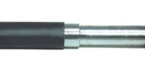 Stub Axle, 370kg, for 25mm Taper Bearing Hubs and Wheels