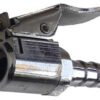 Air Chuck, Open End Clip-on, 6mm Barb Tailpiece