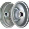 4"x2.50" Steel Rim, 2" Bore, 81mm Hub Length, 2"x1" Flange Bearings