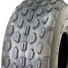 ASSEMBLY - 8"x5.50" Galv Rim, 19/7-8 6PR UN722 Knobbly ATV Tyre, 25mm High Speed Bearings