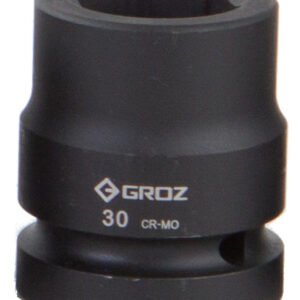 Groz 30mm 3/4" Drive Hex Impact Socket