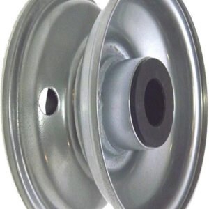 media__31040.1788127347.386.513 6"x65mm Steel Rim, 2" Bore, 83mm Hub Length, 2"x1" Nylon Bushes