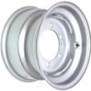 media__31436.1788122259.386.513 15.3"x9.00" Silver Painted Steel Rim, 6/205mm PCD, 161mm Bore, ET0 offset