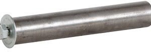 Stub Axle, 125kg, 150mm long, for Steel Wheels with 1" Low Speed Flange Bearings
