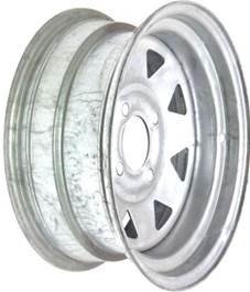 media__32614.1790043318.386.513 12"x5.00" Galvanised ATV Rim (Front), 4/100mm PCD, 65mm Bore, ET0
