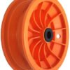8"x65mm Red Plastic Rim, 35mm Bore, 70mm Hub Length, 35mm x Â¾" Nylon Bushes