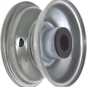 media__35798.1788127247.386.513 5"x3.25" Steel Rim, 2" Bore, 98mm Hub Length, 2" x ¾" Nylon Bushes