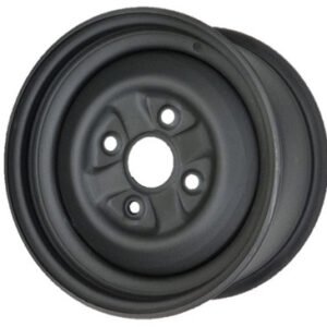 media__37869.1790043343.386.513 12"x6.00" Black Steel ATV Rim (Front), 4/110mm PCD, 55mm Bore, ET+38" - Not suitable for Yamaha Viking