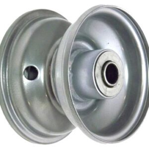 media__37986.1788123778.386.513 4"x2.50" Steel Rim, 2" Bore, 81mm Hub Length, 2"x1" Flange Bearings