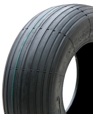 ASSEMBLY - 6"x65mm Steel Rim, 400-6 4PR V5501 Ribbed Barrow Tyre, Â¾" Flange Bearings
