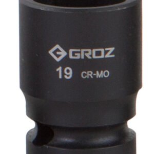 Groz 19mm 1/2" Drive Hex Impact Socket