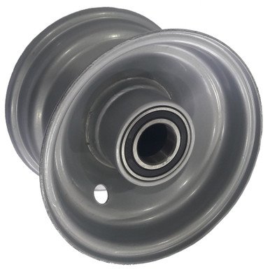 4"x2.50" Steel Rim, 47mm Bore, 64mm Hub Length, 47mm x 20mm High Speed Bearings