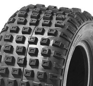 media__43333.1788126021.386.513 ASSEMBLY - 6"x4.50" Steel Rim, 2" Bore, 145/70-6 4PR V1509 Knobbly ATV Tyre, ¾" Flange Bearings