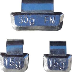 BAG OF 100 - 15g Bang-on FN Clip Lead Wheel Weights for Alloy Wheels