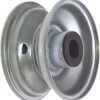 5"x3.25" Steel Rim, 2" Bore, 98mm Hub Length, 2"x1" Nylon Bushes