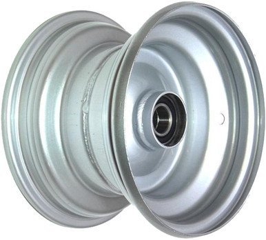 media__47672.1788126720.386.513 8"x5.50" Galv Rim, 52mm Bore, 85mm Hub Length, 52mm x 20mm High Speed Bearings + Hubcap (Pre-assembled)