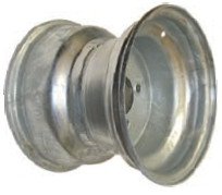 10"x8.00" Galvanised Rim, 4/4" (4/101.6mm) PCD, 71mm Bore, ET0 (Centred)