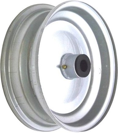 6"x65mm Steel Rim, 35mm Bore, 82mm Hub Length, 35mm x Â¾" Nylon Bushes