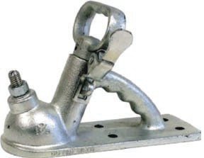 Coupling, 1-7/8", Cast Steel, Plunger Type, 2 or 4-Bolt Mounting, 2000Kg, Adjustable Head, Zinc Plated