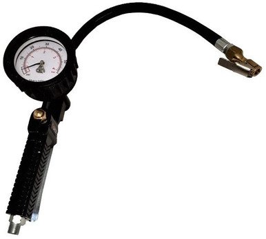 Martins Analog Handheld Tyre Inflator - Flate Mate - 0-174 p.s.i., 1800mm hose