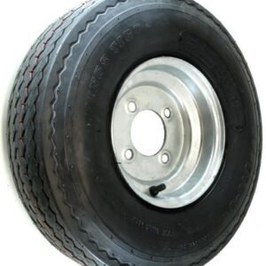 ASSEMBLY - 8"x3.75" Galv Rim, 4/4" PCD, 570/500-8 6PR KT701 HS Trailer Tyre