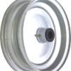 8"x65mm Steel Rim, 35mm Bore, 76mm Hub Length, 35mm x Â½" Nylon Bushes