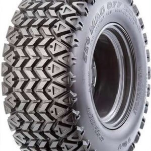 media__60231.1788125095.386.513 ASSEMBLY - 12"x8.50" Grey Kubota Rim, 5/114.3mm PCD, 25/10-12 6PR 350 MAG Tyre