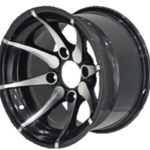 12"x7.50" Alloy ATV Rim (Rear), 4/110mm PCD, 90mm Bore, ET+31mm offset