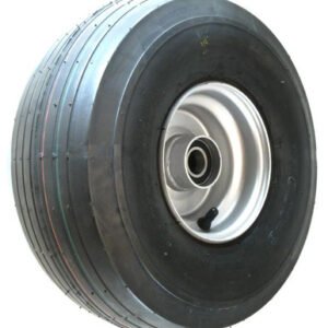 media__63348.1788125916.386.513 ASSEMBLY - 6"x4.50" Steel Rim, 25mm High Speed Bearings, 15/600-6 6PR P508 Multi-Rib Tyre
