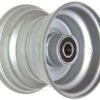 6"x4.50" Galv Rim, 52mm Bore, 85mm Hub Length, NO BEARINGS or BUSHES